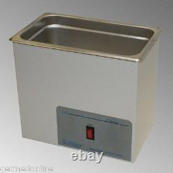 NEW! Sonicor Stainless Steel Heated Ultrasonic Cleaner 0.75 Gal Capacity S-101H