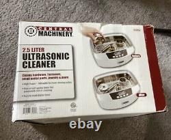 NEW Ultrasonic Cleaner Cleaning Equipment Bath Tank withTimer Heated 2.5 Liter NOS