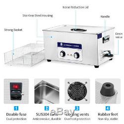 New 22L Ultrasonic Cleaner Stainless Steel Industry Heated Heater withTimer