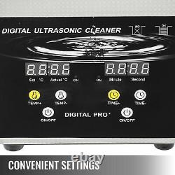 New 2L 200w Ultrasonic Cleaner Stainless Steel Industry Heated Heater withTimer