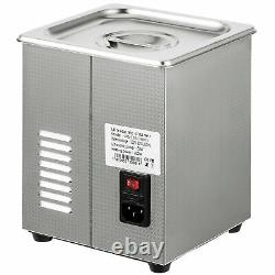 New 2L 200w Ultrasonic Cleaner Stainless Steel Industry Heated Heater withTimer