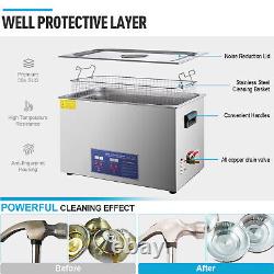 New 30L Stainless Ultrasonic Cleaner Cleaning Equipment Industry Heated with Timer