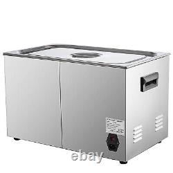 New 30L Stainless Ultrasonic Cleaner Cleaning Equipment Industry Heated with Timer