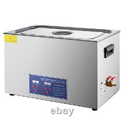 New 30L Stainless Ultrasonic Cleaner Cleaning Equipment Industry Heated with Timer