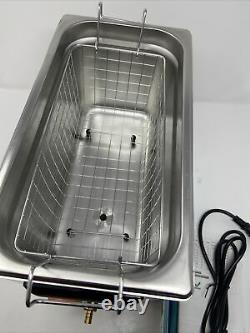 New 6.5L Ultrasonic Cleaner PS-30A Stainless Steel Industry Grade Heated New