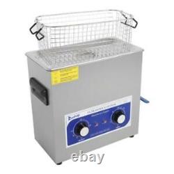 New 6L Ultrasonic Cleaner Stainless Steel Industry Heated Heater withTimer