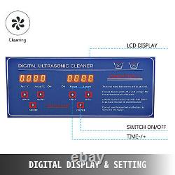 New 6L Ultrasonic Cleaner Stainless Steel Industry Heated Heater withTimer