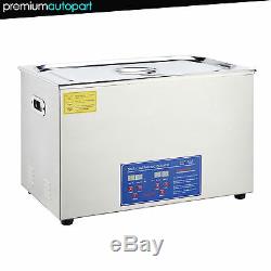 New Stainless Steel 2-30 Liter Industry Heated Ultrasonic Cleaner Heater Timer