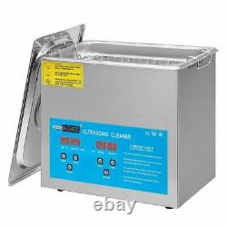 New Stainless Steel 3 L Liter Industry Heated Ultrasonic Cleaner Heater withTimer