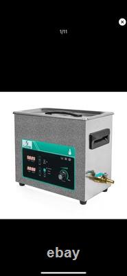 New Stainless Steel 6 L Liter Industry Heated Ultrasonic Cleaner Heater withTimer