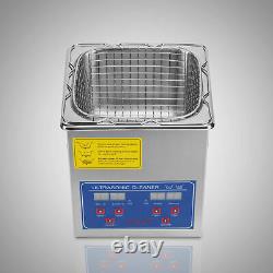 New Stainless Steel Industry Heated Multipurpose Ultrasonic Cleaner Jewelry