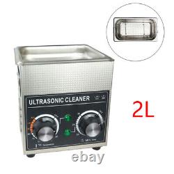 New Ultrasonic Cleaner Jewelry Watch Glasses Heating Ultrasound Cleaning Machine