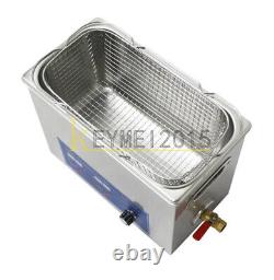 One 220V 6L 180W Digital Heated Ultrasonic Cleaner For Jewelry Dental coin