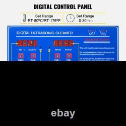 Professional 6L Commercial Ultrasonic Cleaner with Digital Timer & Heater Exce