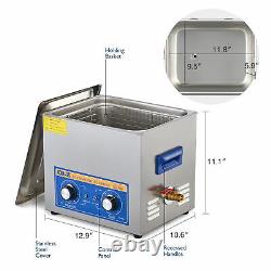 Professional Digital Ultrasonic Cleaner Machine with Timer Heated Cleaning 10L