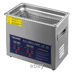 Professional Digital Ultrasonic Cleaner Machine with Timer Heated Cleaning 3L US