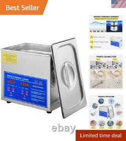 Professional Ultrasonic Cleaner, Easy to Use with Digital Timer & Heater, Sta