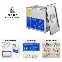 Professional Ultrasonic Cleaner, Easy to Use with Digital Timer & Heater, Sta