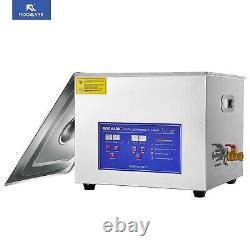 Roomark Ultrasonic Cleaner 15L with Timer Heating Machine Digital Sonic Cleaner