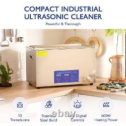 Secondhand 30L Ultrasonic Cleaner Stainless Steel Industry Heated Heater withTimer