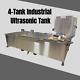 SharperTek 4-Tank Industrial Ultrasonic Cleaner USA-Made High-Capacity