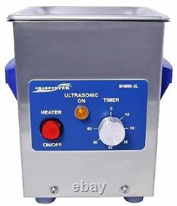 SharperTek Heated Ultrasonic Jewelry Dental Cleaner SH80-2L
