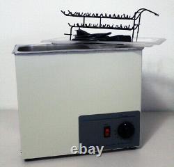 Sonicor Stainless Steel Ultrasonic Cleaner withHeat & Timer, 1.5 Gal S-150TH + Lid