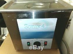 Sonix4 ST144 Ultrasonic Cleaner Heated Stainless Steel Tabletop Bath Sonix 4