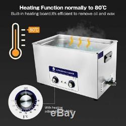 Stainless Steel 0.830 Liter Industry Heat Ultrasonic Cleaner Heater withTimer