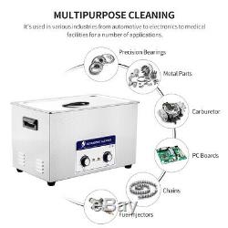 Stainless Steel 0.830 Liter Industry Heat Ultrasonic Cleaner Heater withTimer