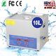 Stainless Steel 10L Digital Ultrasonic Cleaner Industry Heated Heater withTimer US