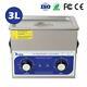 Stainless Steel 3L Liter Industry Heated Ultrasonic Cleaner Heater Durable Hot