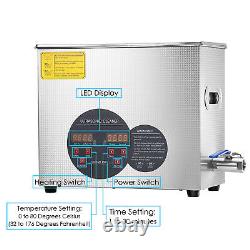 Stainless Steel 6 L Digital Industry Heated Ultrasonic Cleaner Heater withTimer