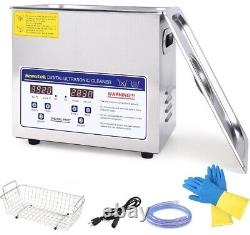 Stainless Steel Industry Ultrasonic Cleaner 3.2L Heated Heater withTimer