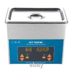 Stainless Steel Ultrasonic Cleaner 3L Liter Heated Heater Timer Industry Clean