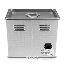 Stainless Steel Ultrasonic Cleaner 3L Liter Heated Heater Timer Industry Clean