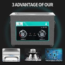 SupRUCCI Ultrasonic Cleaner 4.5L 180W Sonic Parts Cleaner Machine with Heat