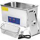 US 30L Ultrasonic Cleaner Cleaning Equipment Liter Heated With Timer Heater 110V
