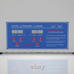 US STOCK 10L Digital Ultrasonic Cleaner Cleaning Machine with Heater JPS-40A