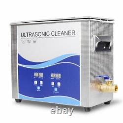 USA Ultrasonic Cleaner 6.5L Ultrasonic Cleaner Heating Bath Tool Part Remove NEW