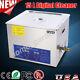 Ultrasonic Cleaner 15 L Liter Stainless Steel Industry Heated Clean Glasses US
