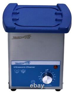 Ultrasonic Cleaner 2L Non Heated Tank Size 6 x 5.25 x 4 By Sharpertek