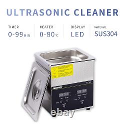 Ultrasonic Cleaner 2L SUS304 with Digital Timer&Heater 40Khz Ultrasonic Jewelry