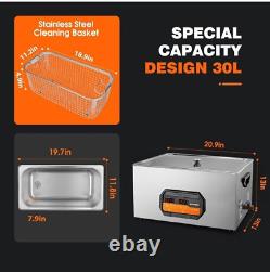 Ultrasonic Cleaner 30L with Heater and Timer Enpowiks