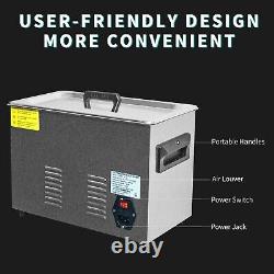 Ultrasonic Cleaner 4.5L High Power 180w Ultrasonic Parts Cleaner with Heate
