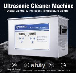 Ultrasonic Cleaner 4.5L Timer & Heater for Small Engine Carburetor Jewelry Watch