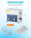 Ultrasonic Cleaner 6L/10L/15L/30L Cleaning Equipment With Timer Heating 40KHZ