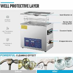 Ultrasonic Cleaner 6L Digital Sonic Cleaner & Gloves and Timer Heating Machine