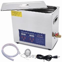 Ultrasonic Cleaner, 6L Heated Ultrasonic Parts Cleaner, Industrial Ultrasonic