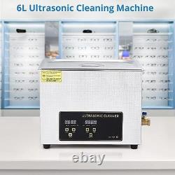 Ultrasonic Cleaner 6L, Ultrasonic Parts Cleaner with Digital Timer and Heated
